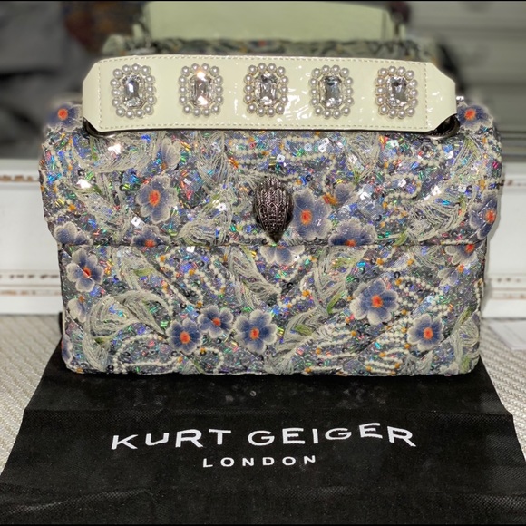 Kurt Geiger Handbags - KURT GEIGER LONDON
Kensington Embroidered Sequin Shoulder Bag